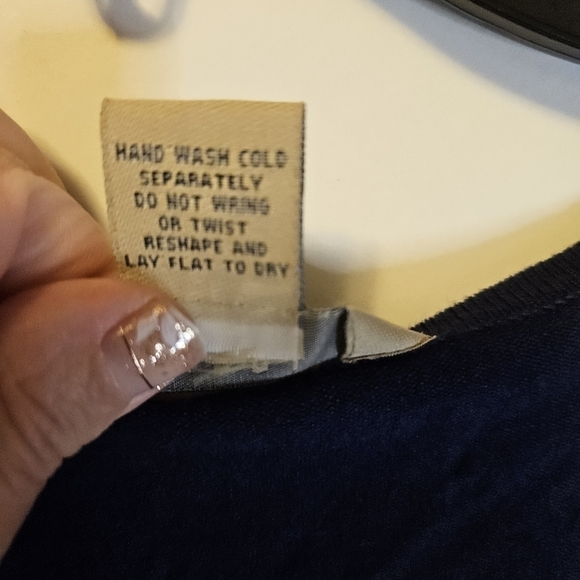 Vintage Teddi Women's Size Large V Neck Top GUC 90s - Picture 3 of 9